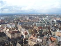 Blick &uuml;ber Stra&szlig;burg